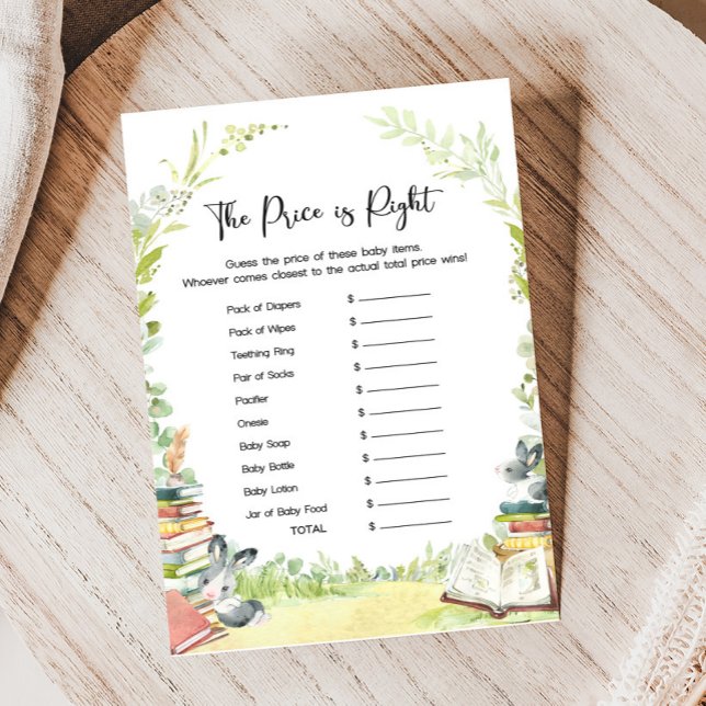Märchenbuch Neues Kapitel Shower Price is Right Sp (Storybook Baby Shower Game)