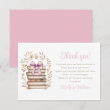 Märchenbuch Rosa Schleife Baby Shower 