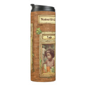 Märchenbuch-Stil Gemütlicher Backstein-Stil Thermosbecher (Nach rechts gedreht)