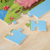 Märchenbuch-Tiere-Puzzle für Kinder Puzzle (Seite)