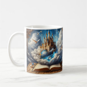 Märchenbuch Wolkenburg Traum Kaffeetasse