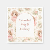 Märchenbuch zum 1. Geburtstag einer Fee Serviette (Vorderseite)