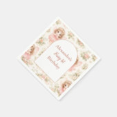 Märchenbuch zum 1. Geburtstag einer Fee Serviette (Ecke)
