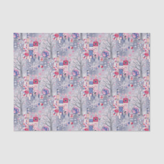 Märchenbücher und magische Kreaturen Grau Seidenpapier