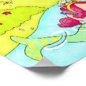 Märchenbühnenszene Poster (Ecke)