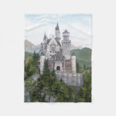 Märchenburg Fleecedecke (Vorderseite)