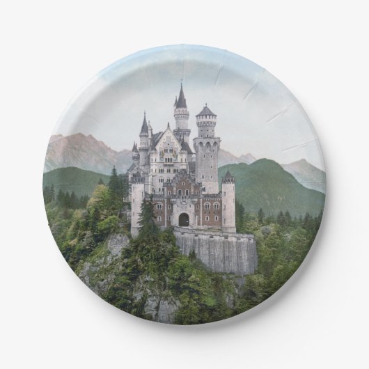 Märchenburg Pappteller (Vorderseite)