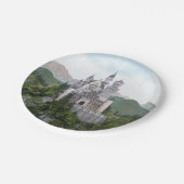 Märchenburg Pappteller (Schrägansicht)