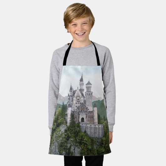 Märchenburg Schürze (Getragen)