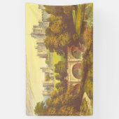 Märchenburg Vintage Illustrationslage Banner (Vertikal)