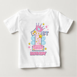 Märchendesign zum ersten Mal Baby T-shirt