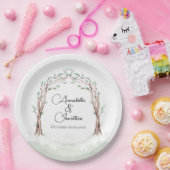 Märcheneintritt zur Waldhochzeit Pappteller (Party)