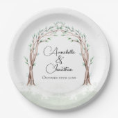 Märcheneintritt zur Waldhochzeit Pappteller (Vorderseite)