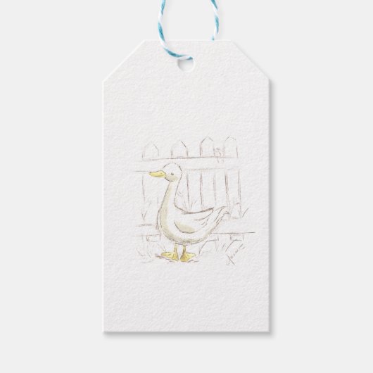 Märchenente Geschenkanhänger (Vorderseite)