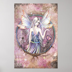 Märchenfee Fantasy Art Poster Druck