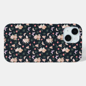 Märchenfee mit Blumen Nahtloses Muster Case-Mate iPhone Hülle (Rückseite (Horizontal))