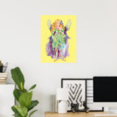 Märchenfee mit Zauberstab Poster (Heimbüro)