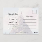 MärchenFoto Save the Date Postkarte (Rückseite)