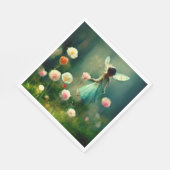 Märchengartendecoupage Serviette (Ecke)