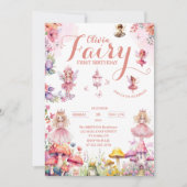 Märchengeburt Einladung (Vorderseite)