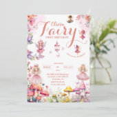 Märchengeburt Einladung (Stehend Vorderseite)