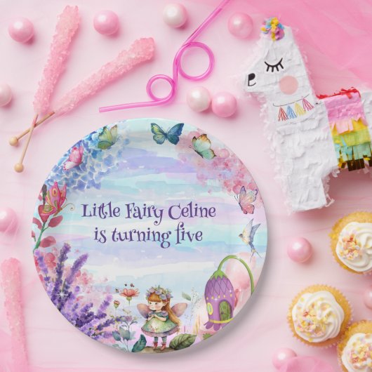 Märchengeburtstafel Pappteller (Party)