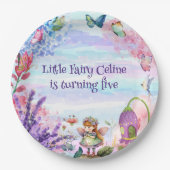 Märchengeburtstafel Pappteller (Vorderseite)