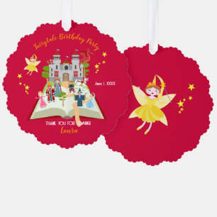 Märchengeschichten Girl's Birthday Party Ornament Karte