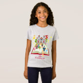 Märchengeschichten Girl's Birthday Party T-Shirt (Vorne ganz)