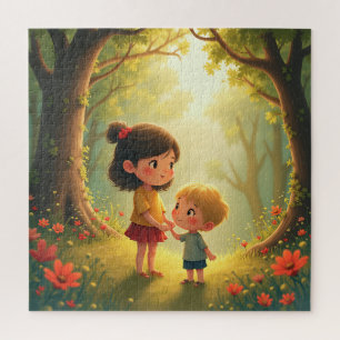 Märchengeschwister Puzzle