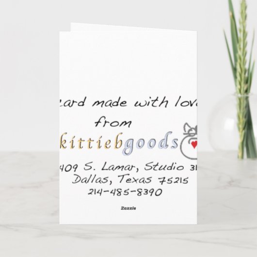 Märchengrüßkarte Feiertagskarte (Rückseite)