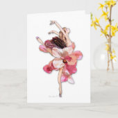 Märchengrüßkarte Karte (Gelbe Blume)