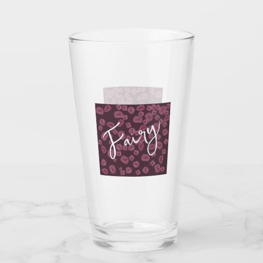 Märchenhaft personalisierbar glas (Rückseite)