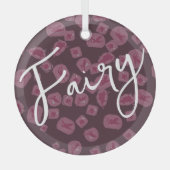 Märchenhaft personalisierbar ornament aus glas (Vorderseite)