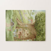Märchenhafte Baumhaus-Geschichtenbuch Puzzle (Horizontal)