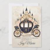 Märchenhafte Beförderung und Einladung der Burg (Vorderseite)