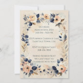 Märchenhafte Beförderung und Einladung der Burg (Rückseite)