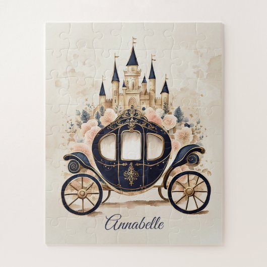 Märchenhafte Beförderung und Schloss Puzzle (Vertikal)