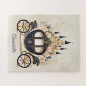 Märchenhafte Beförderung und Schloss Puzzle (Horizontal)