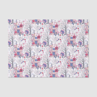 Märchenhafte Bücher und magische Kreaturen weiß Seidenpapier