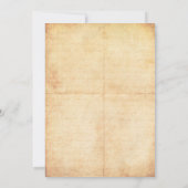 Märchenhafte Einladung einmal zu einer Hochzeit (Rückseite)