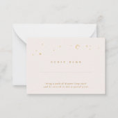 Märchenhafte, elegante Babydusche-Windpreisraffine Mitteilungskarte (Vorderseite)