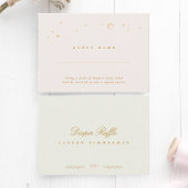 Märchenhafte, elegante Babydusche-Windpreisraffine Mitteilungskarte