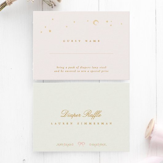 Märchenhafte, elegante Babydusche-Windpreisraffine Mitteilungskarte