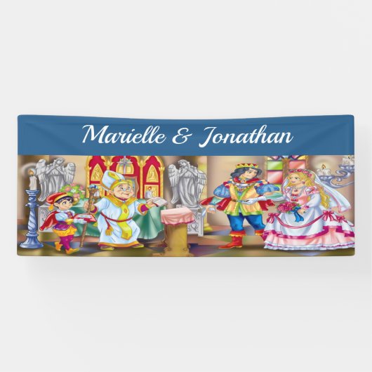 Märchenhafte Hochzeit / Jubiläumsbanner Banner (Horizontal)