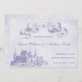 Märchenhafte Hochzeit Sichern des Datums Save The Date (Vorne/Hinten)
