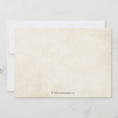 Märchenhafte Hochzeit Sichern des Datums Save The Date (Rückseite)