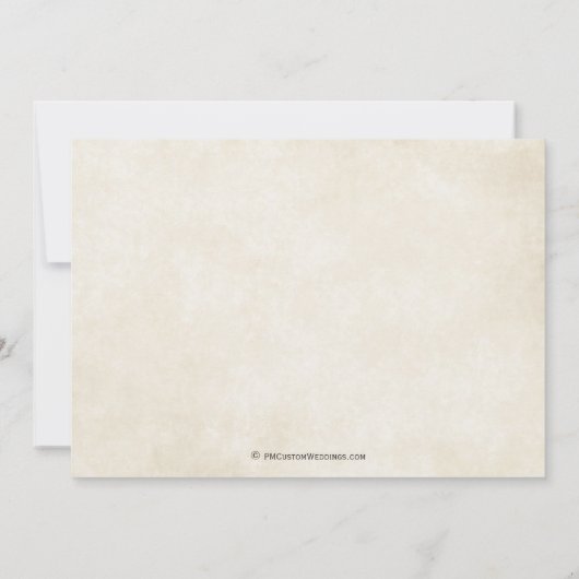 Märchenhafte Hochzeit Sichern des Datums Save The Date (Rückseite)