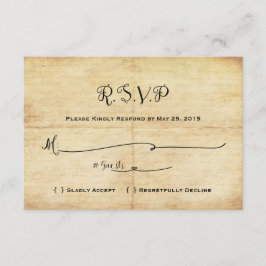Märchenhafte Hochzeitskarte RSVP - einmal in der Z Karte