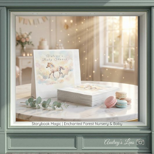 Märchenhafte Magie Enchanted Forest Serviette